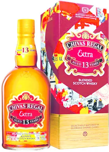 Whisky Chivas Regal Extra 13 años.