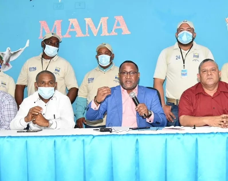 Jacobo Ramos, presidente de la  CNTD en rueda de prensa.