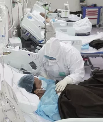 La red hospitalaria cuenta con 2,683 camas covid.