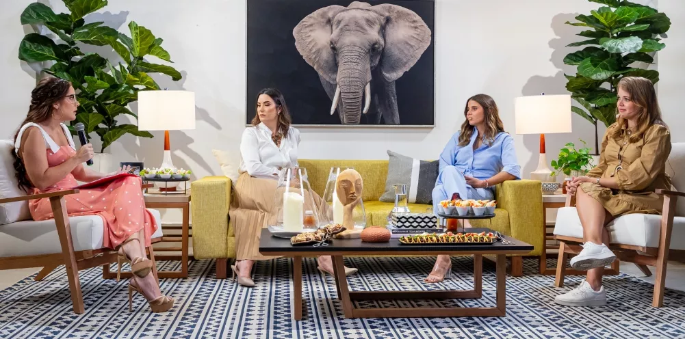 Iamdra Fermín, Michaela Arriaza, Sandra López y Zeny Leyva.