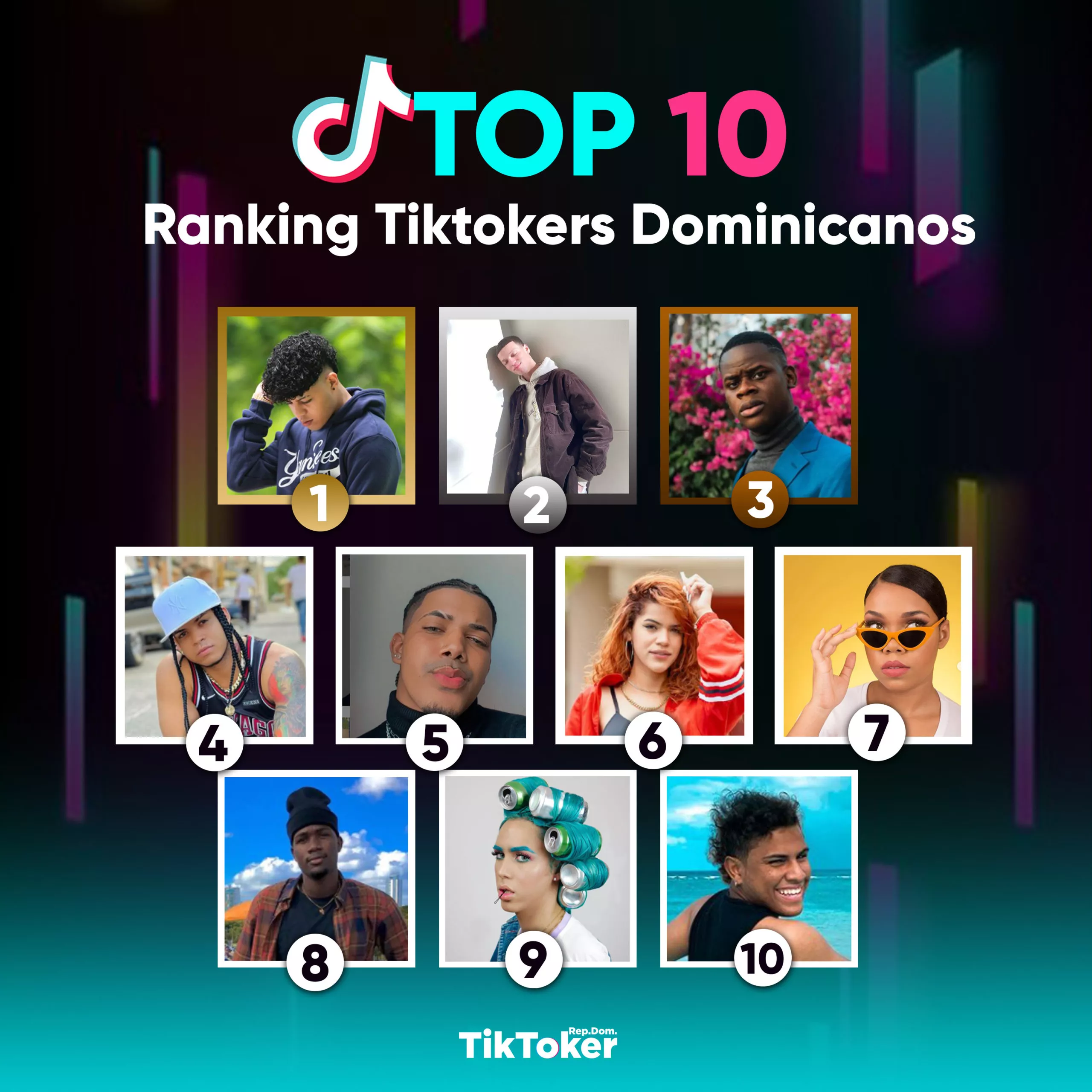 Top 10 Ranking Tiktokers Dominicanos