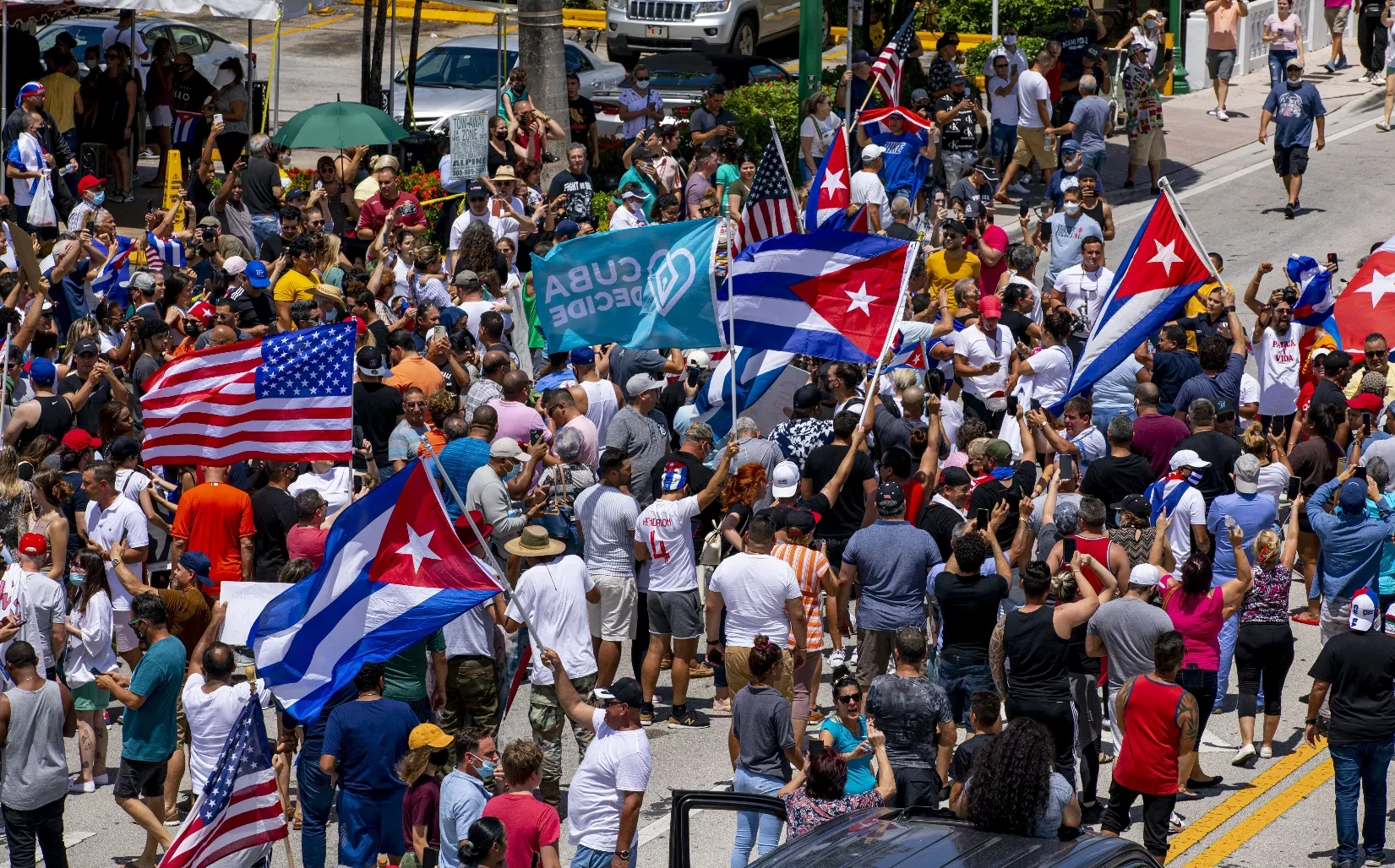 Cuba Protest Miami
