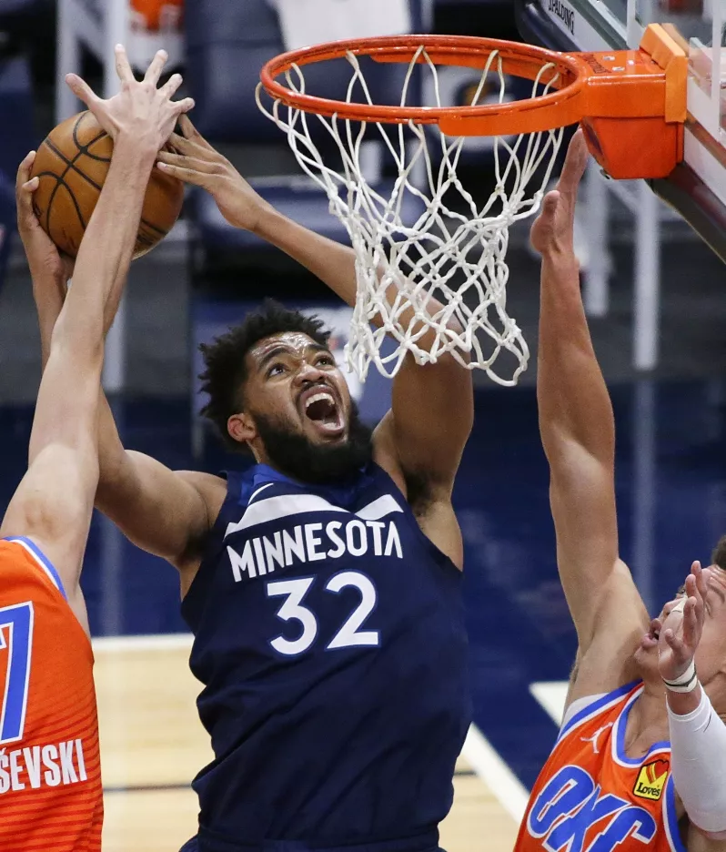 Thunder Timberwolves Basketball