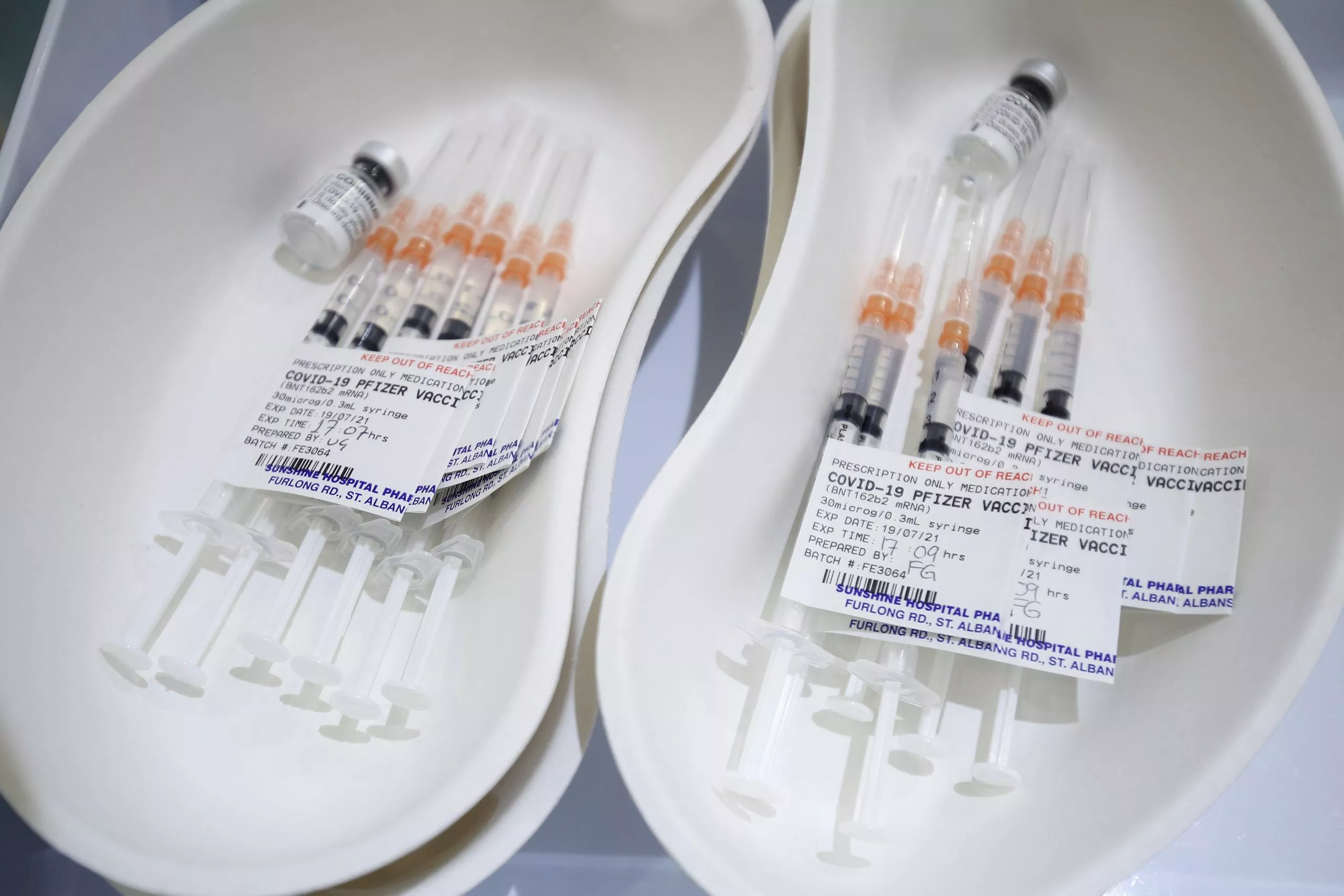 COVID-19 vaccination hub in Melbourne, Victoria