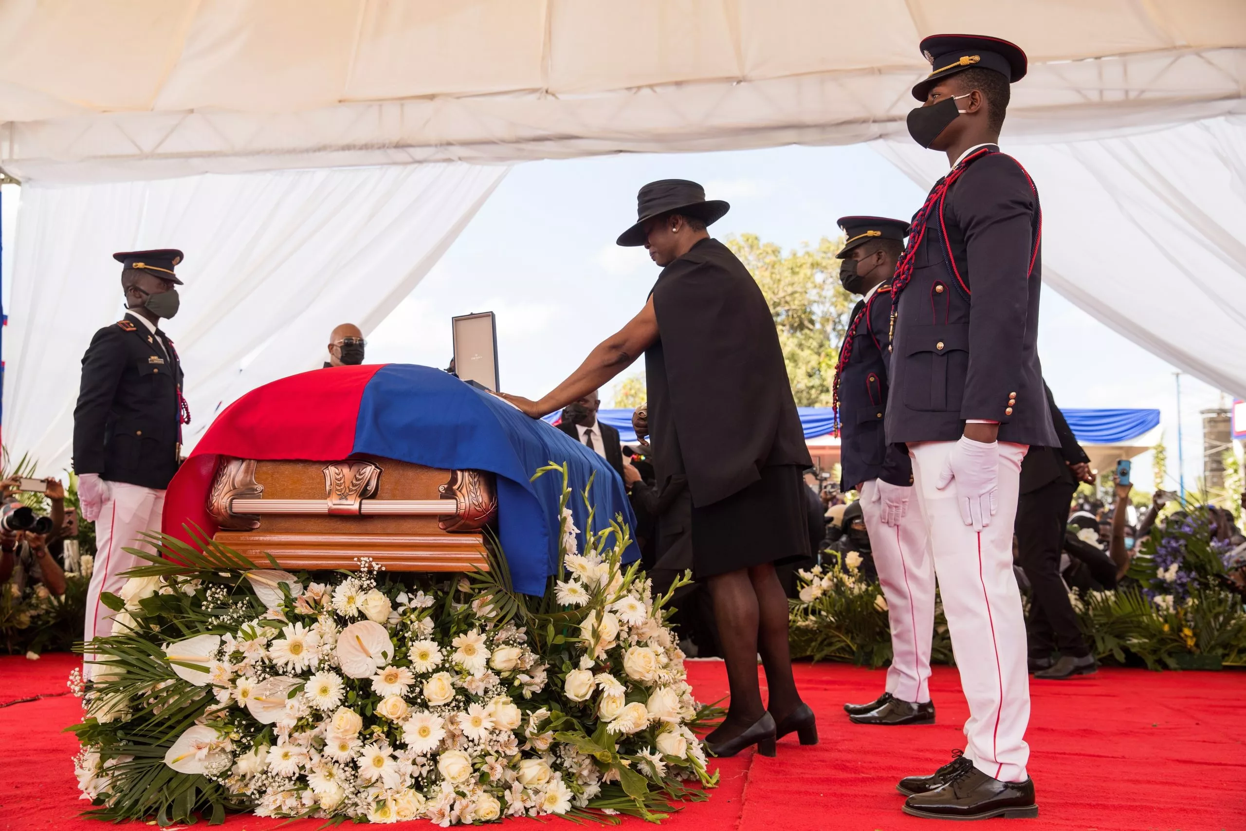Funeral del asesinado presidente de Haití Jovenel Moise