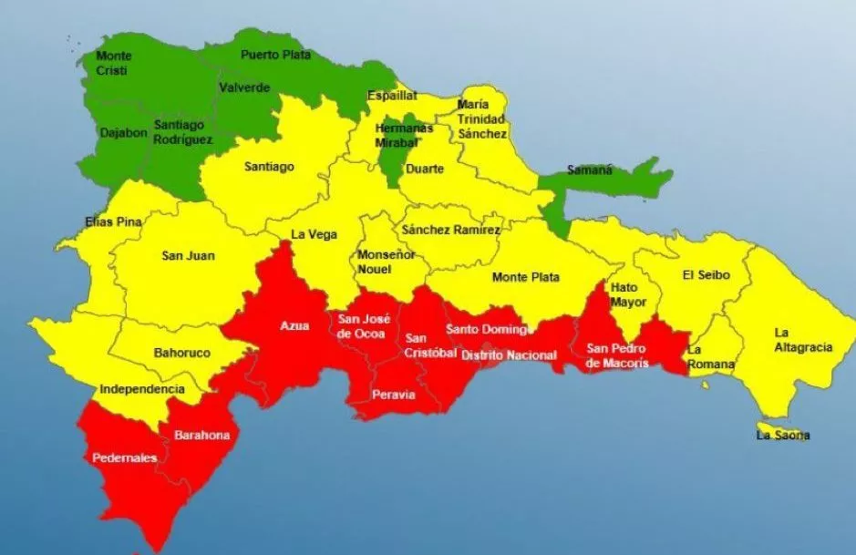 El COE ha declarado 32 provincias en emergencia