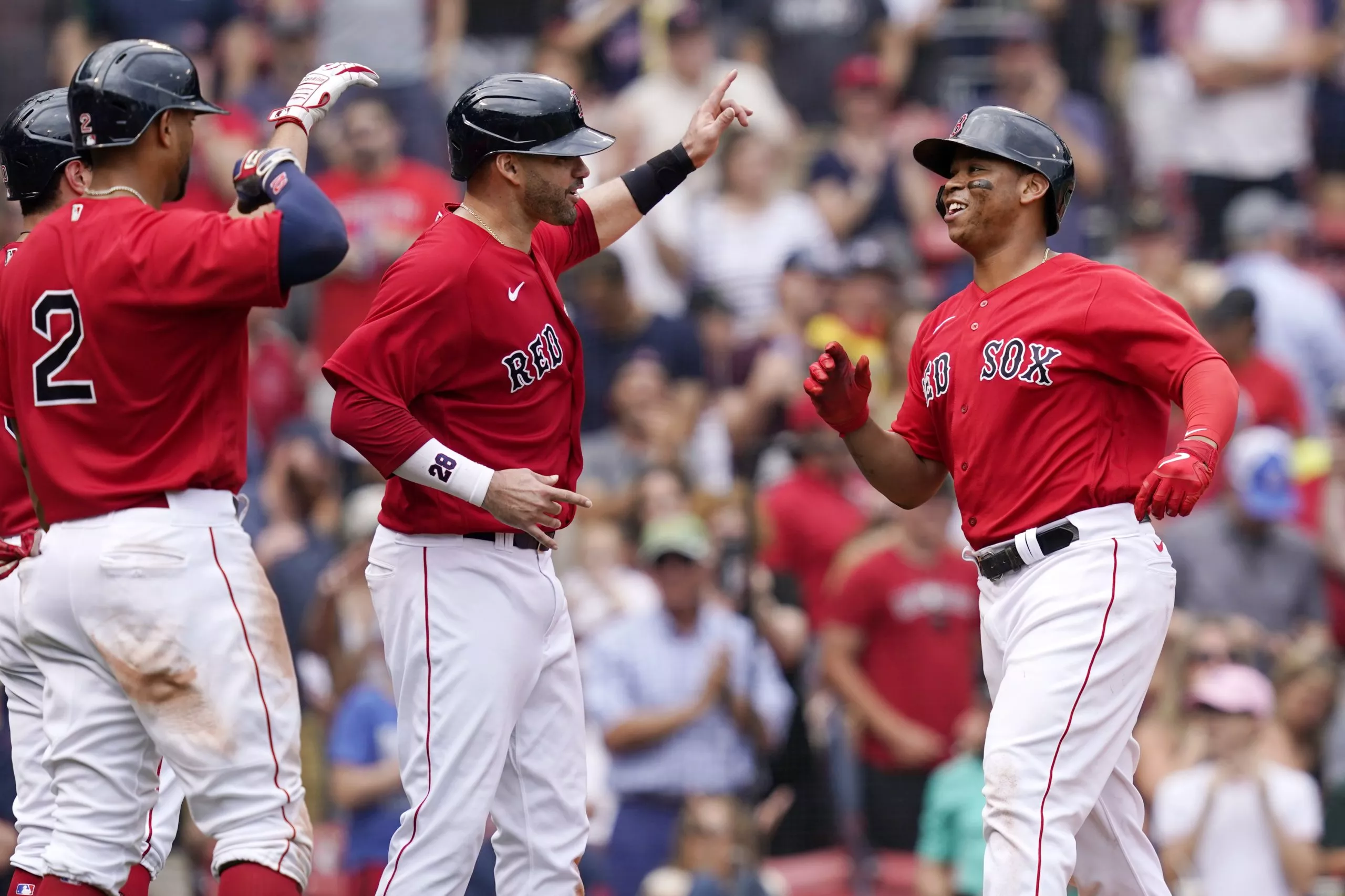 Rafael Devers, J.D. Martinez, Xander Bogaerts