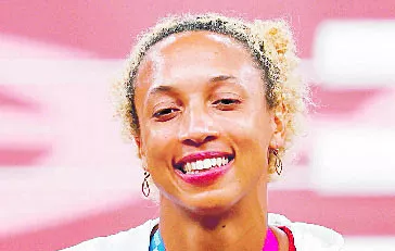 Malaika Mihambo campeona alemana salto largo .  EFE