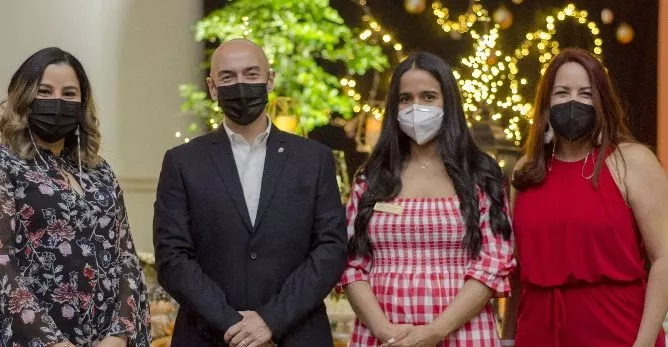 Patricia Pérez, Leandro Tajes, Claribel de los Santos y Marjorie Rijo.