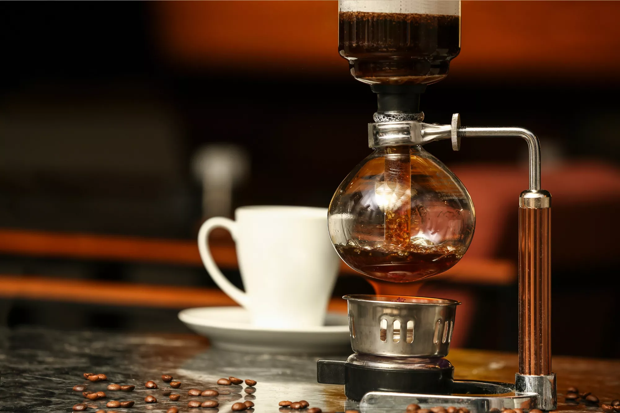cafetera-método sifón-café
