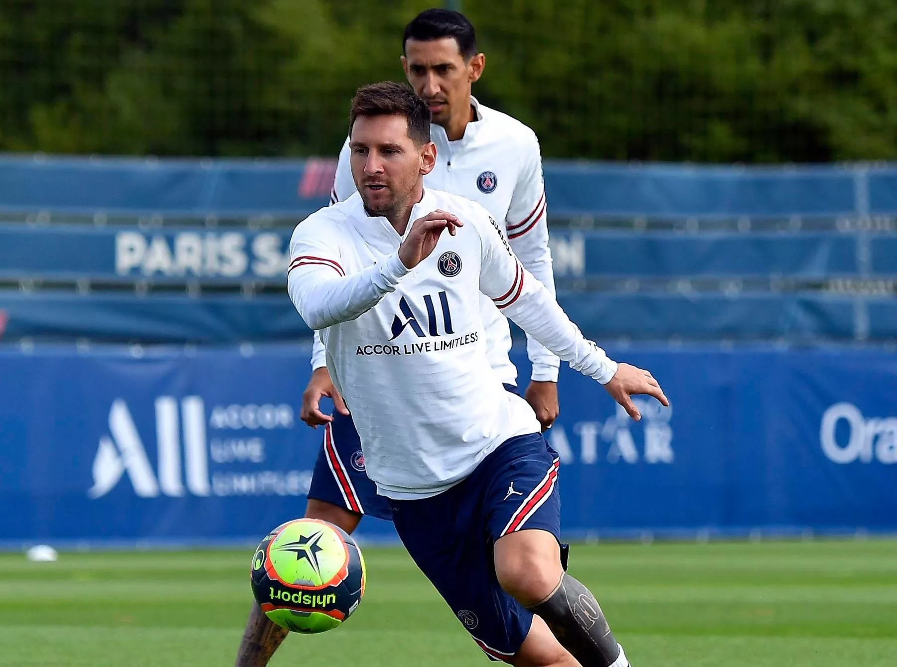 Messi con la camiseta del PSG