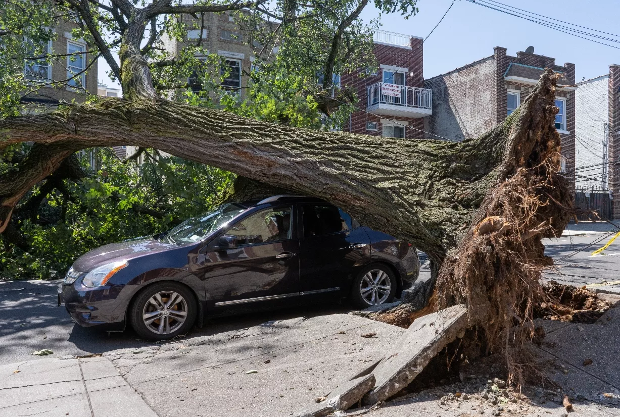 Aftermath from remnants of Hurricane Ida in New York