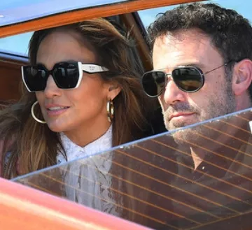 Los actores Jennifer López y Ben Affleck.