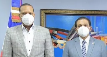 Eddy Alcántara y Daniel Rivera en encuentro.