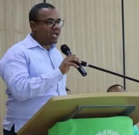 Grabiel Sánchez, en su discurso de elección.