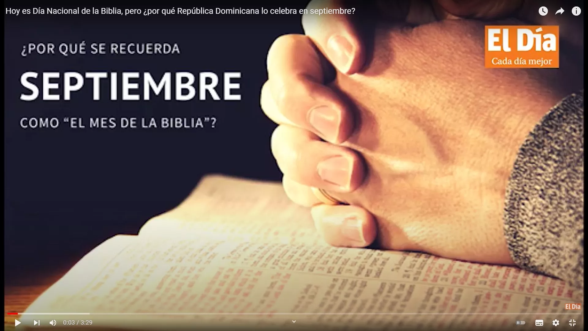 Día de La Biblia