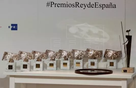 Los Premios Rey de España de Periodismo estrenan su cita más prestigiosa Imaagen de archivo de los galardones de los Premios Internacionales de Periodismo Rey de España y del Premio Don Quijote. EFE/Chema Moya