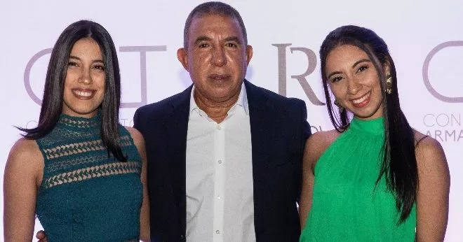 Paola Rosado, José Rosado y  Lorena Rosado.