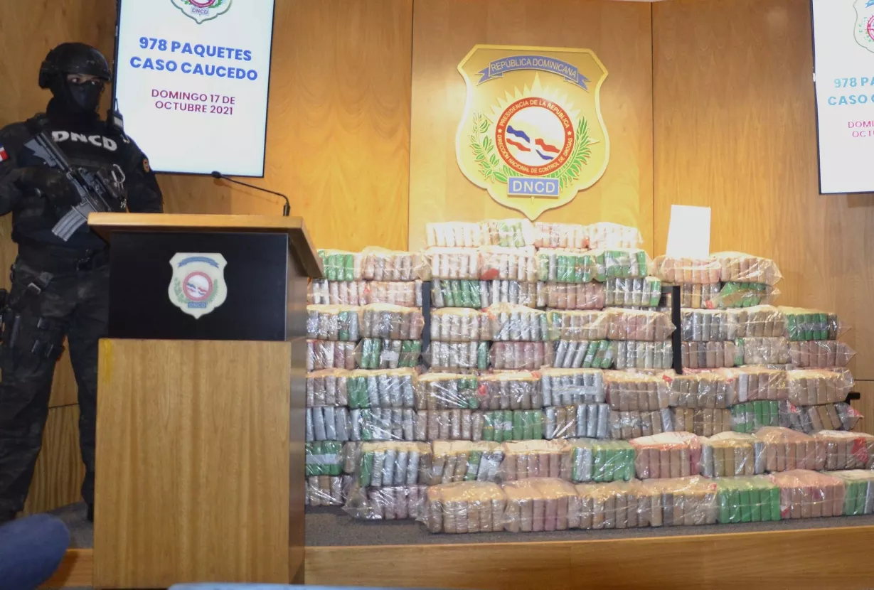 La DNCD incuataró 978 paquetes de cocaina en punta caucedo/foto Jose de Leon