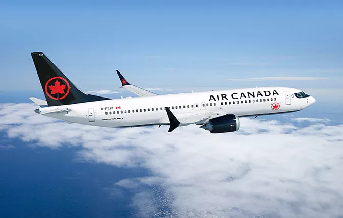 Avión de Air Canadá