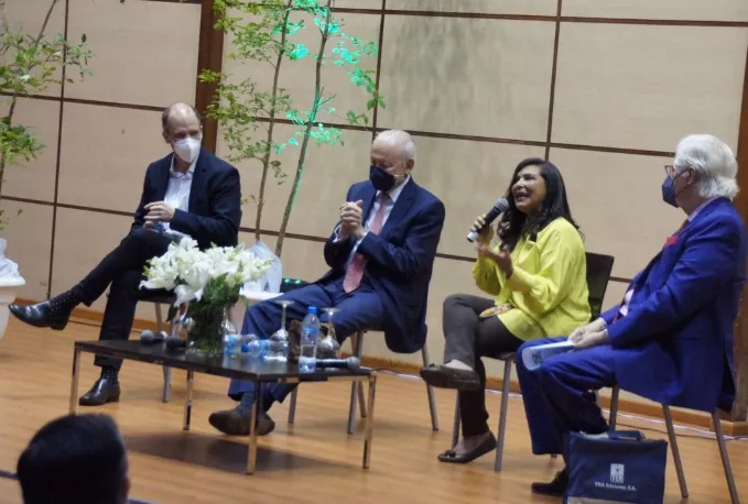 Los participantes del panel sobre Bosch.