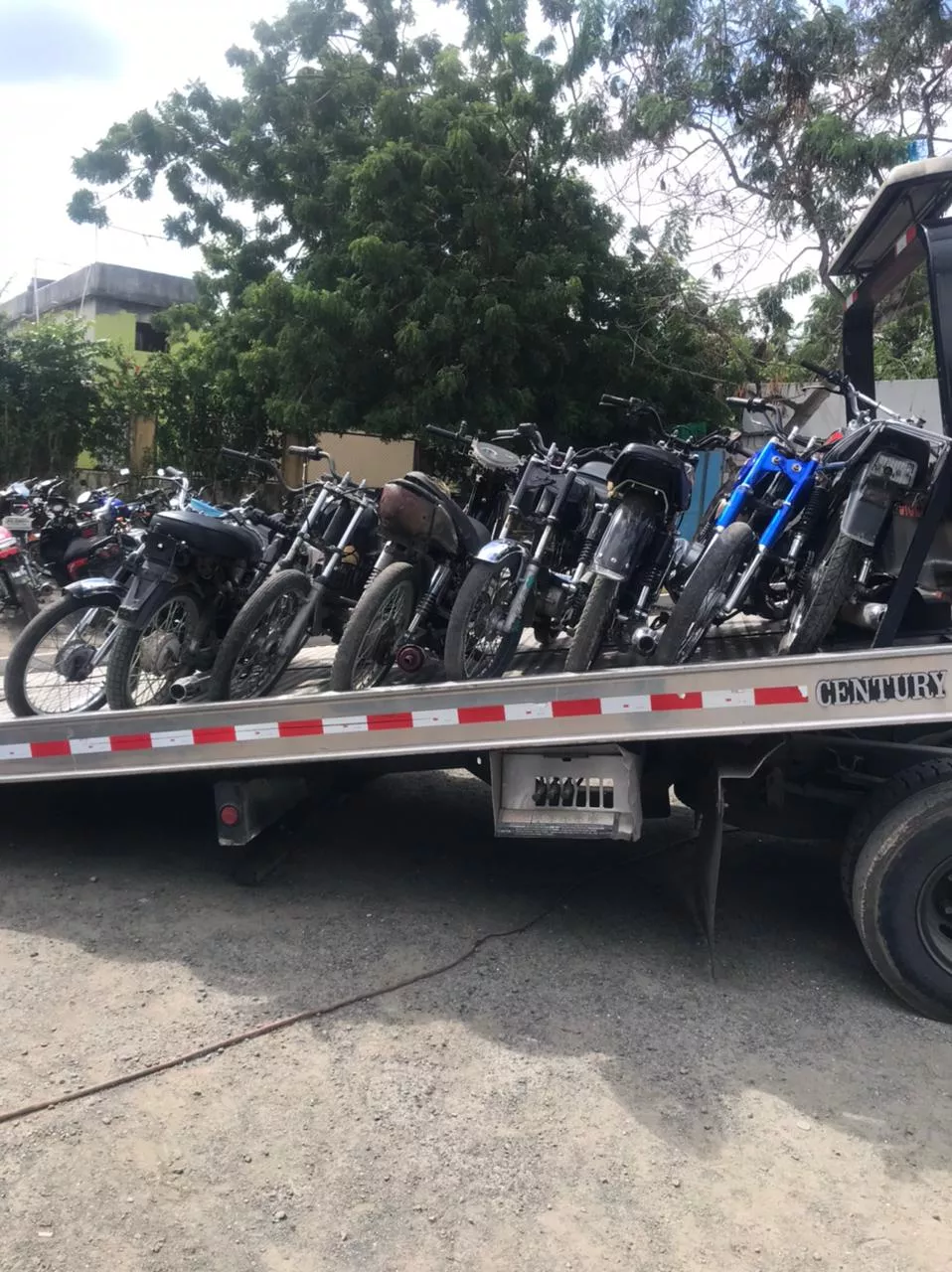 Motocicletas incautadas