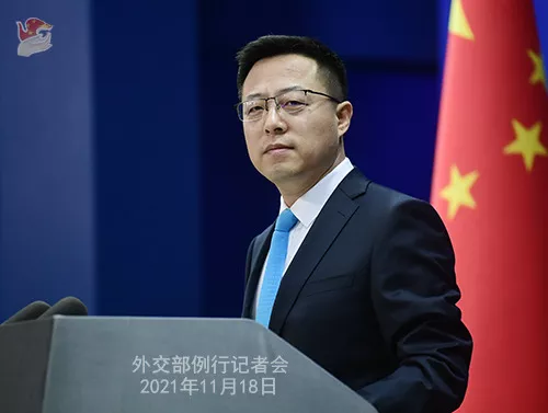 Portavoz de Exteriores Zhao Lijian