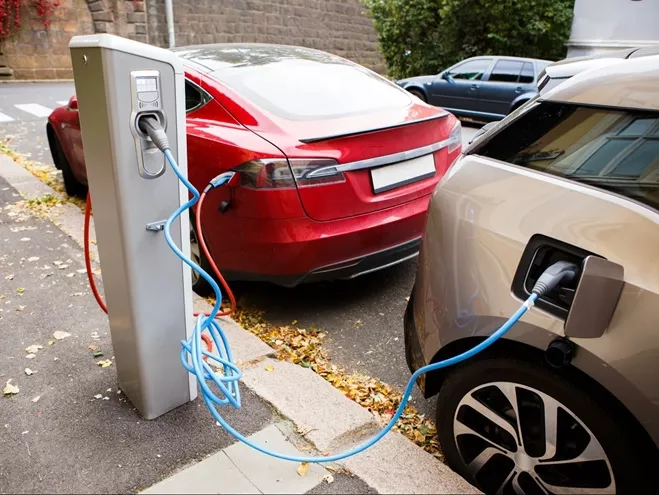 cargador eléctrico público