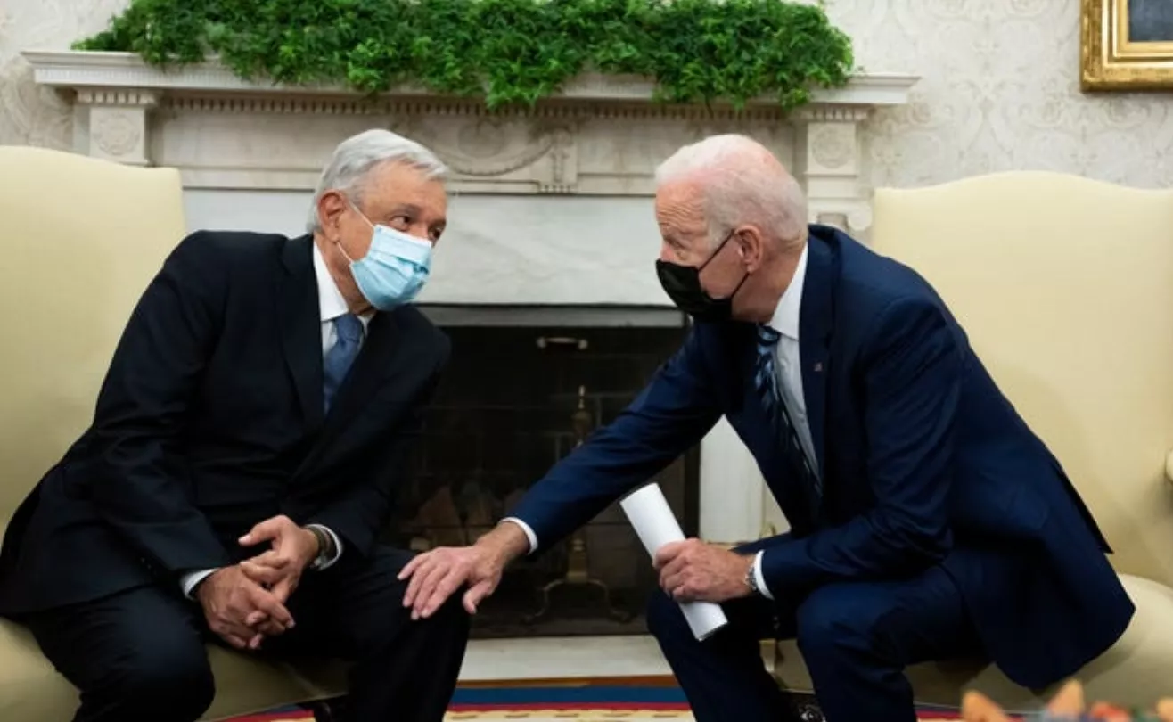 Joe Biden y Andrés Manuel López Obrador