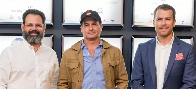 Freddy Ginebra, Eladio Ferna´ndez y Jake Kheel.