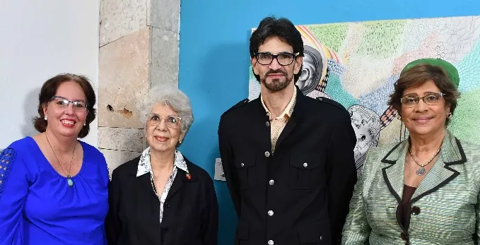 María Fals, Asia Viuda de Azar, José Ignacio Azar Billini y Purísima de León de Guerra.