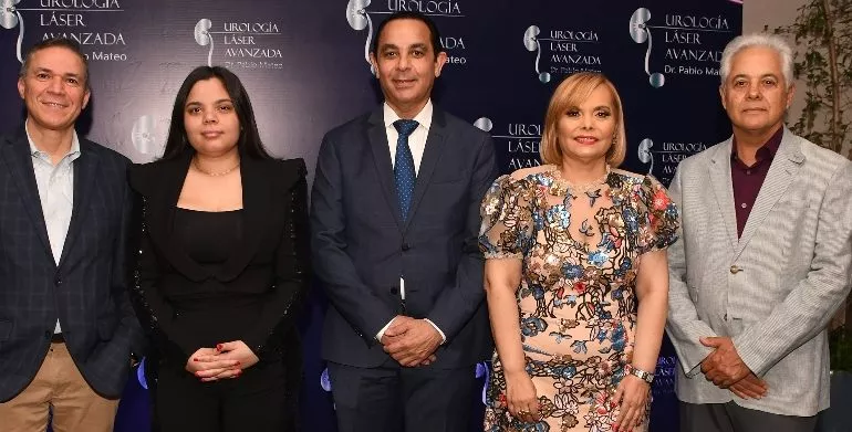 Pedro María, Chantal Mateo, Pablo Mateo, Rommy Grullón y Nicolás Rodríguez Tejada.
