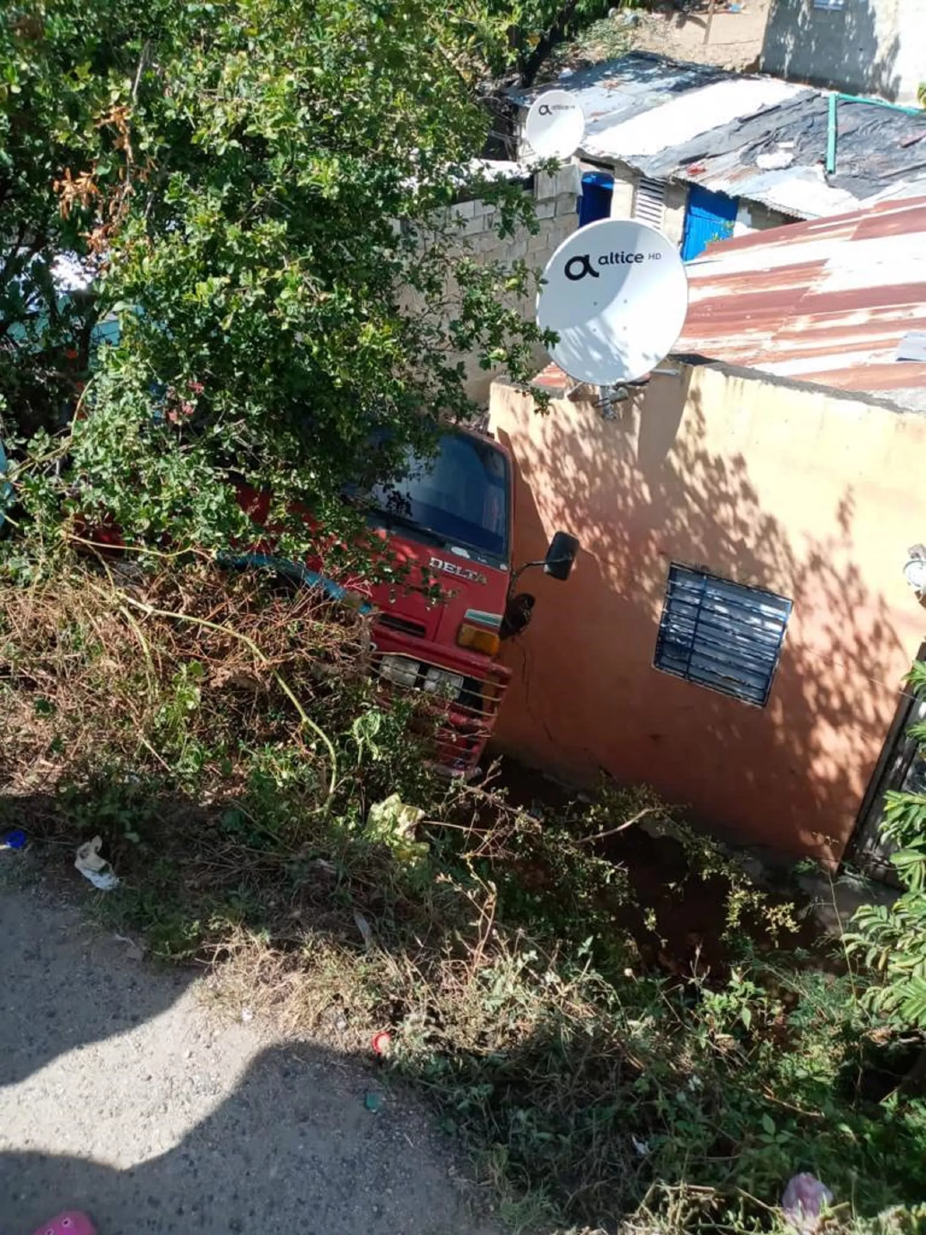 camion caido
