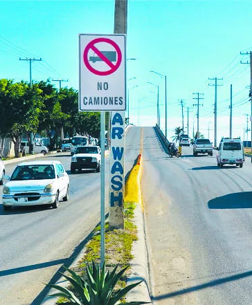 paso de vehículos