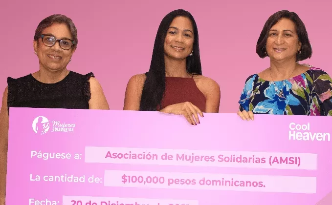 Xiomara Estévez, Loiry Pilier y  Norka Díaz.