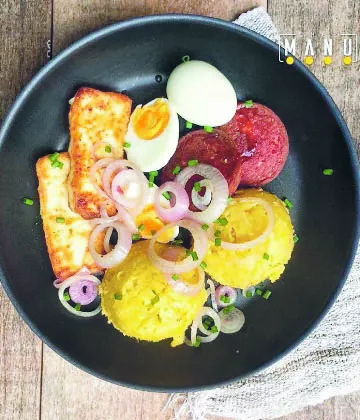Mangú  del chef Manu.