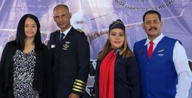 Estefany Henríquez,  Dionisio Ramírez,  Hircia Mical Moquete  y  Rubén Matos.