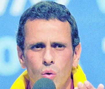 Político venezolano Henrique Capriles.