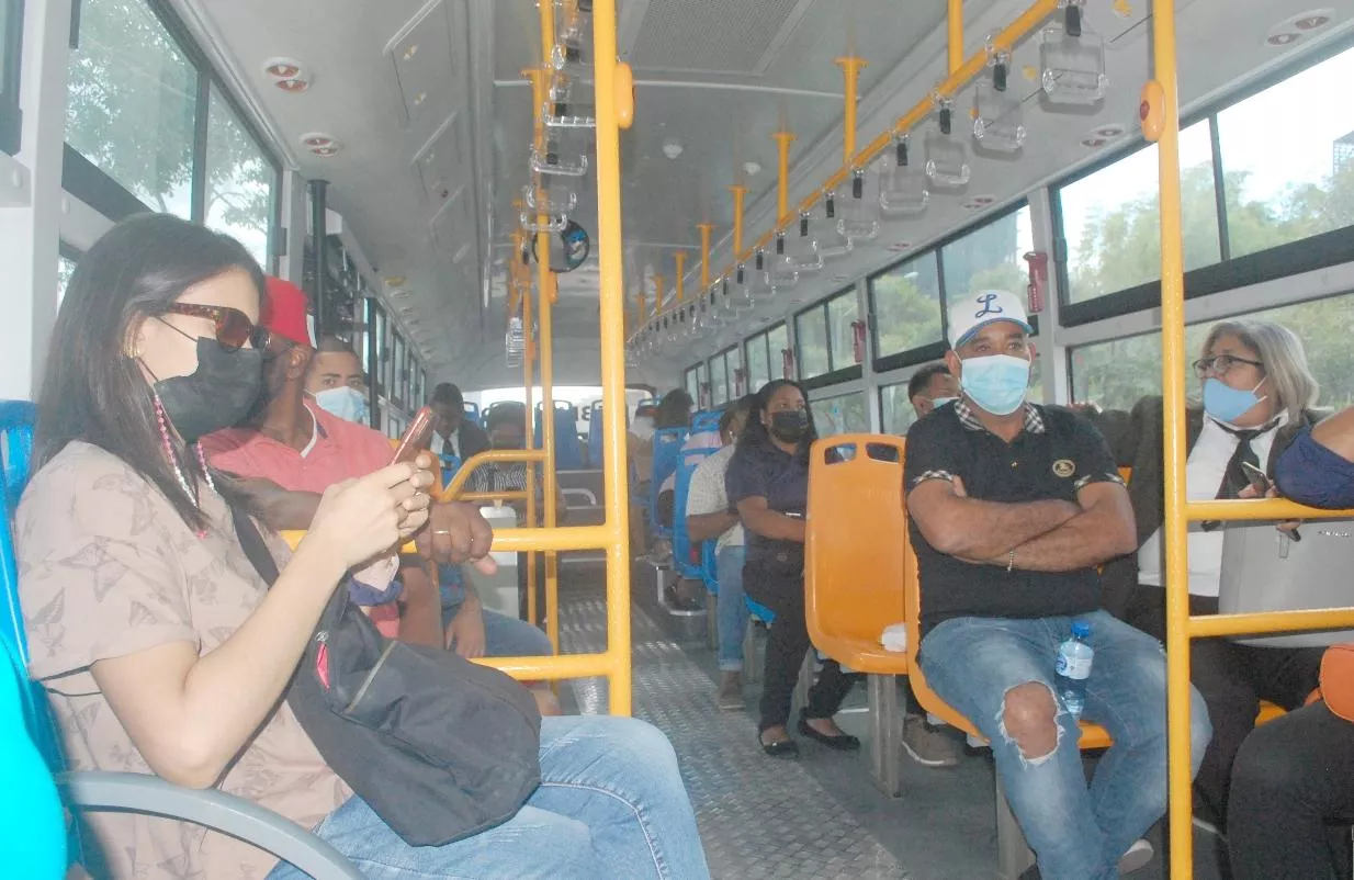 Autobus corredor churchill, interior.15-02-22Foto: Adolfo Fernandez.