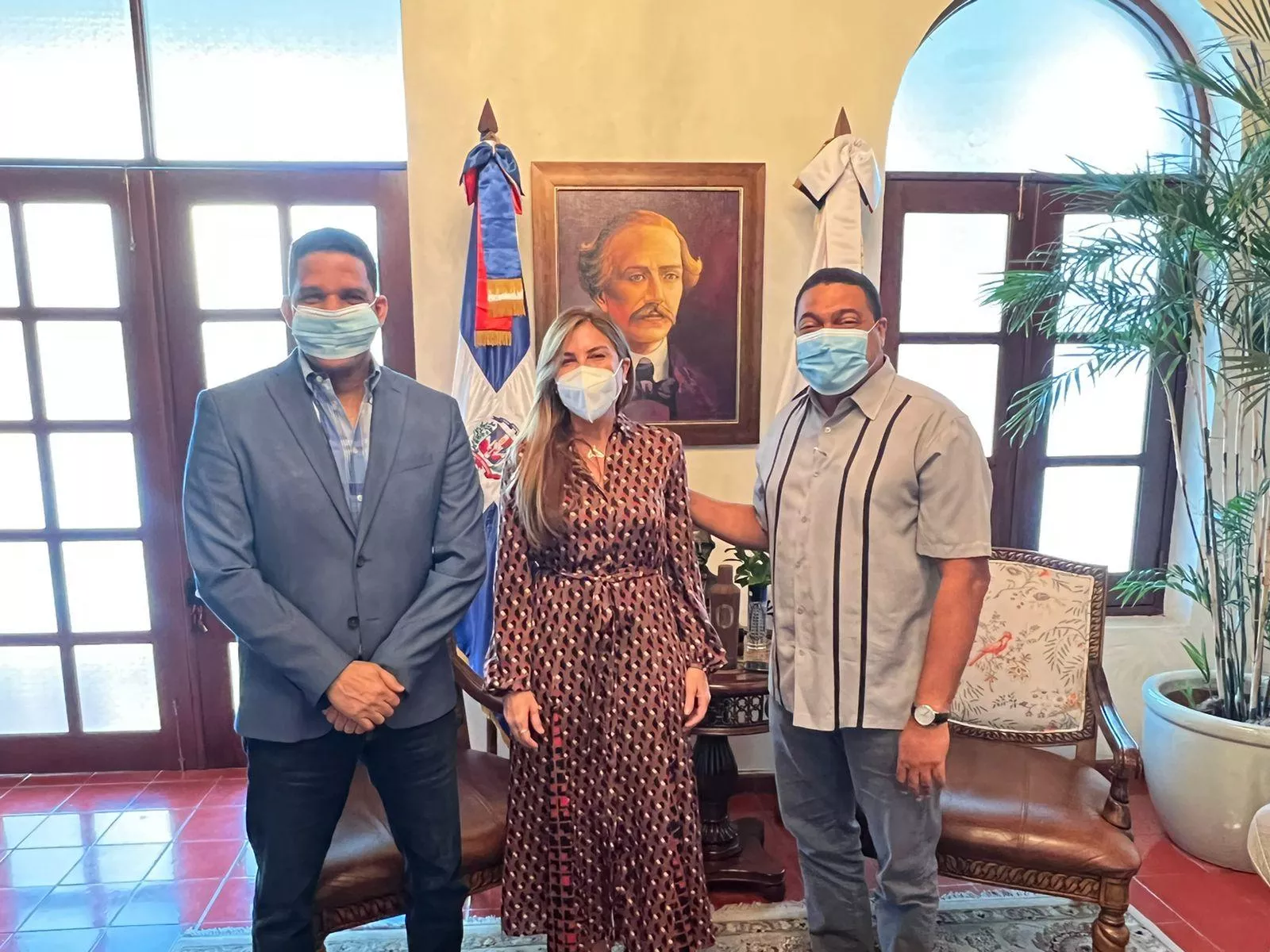 Rafael Uribe, Carolina Mejía y José Monegro.