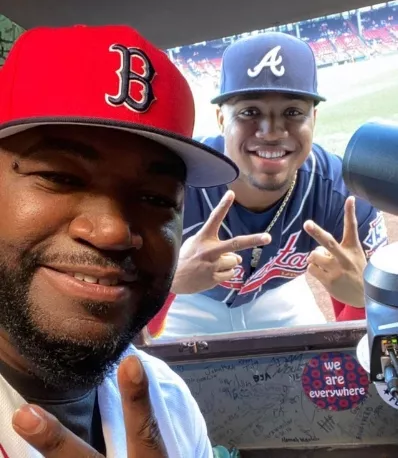 David en un ‘selfie’ con Acuña.