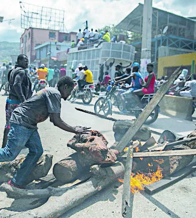 Protestas contra el crimen.