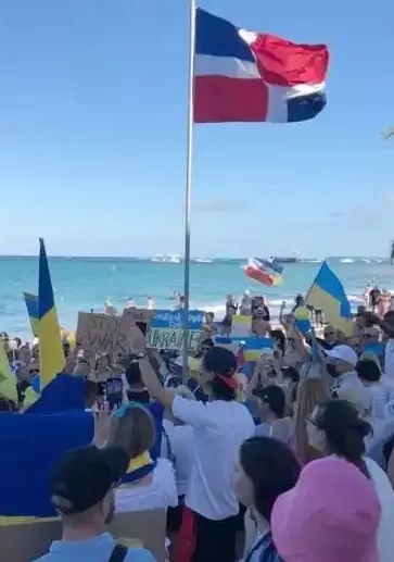 Turistas ucranianos