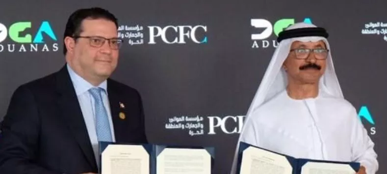 Eduardo Sanz Lovatón yel sultán Ahmed Bin Sulayem.