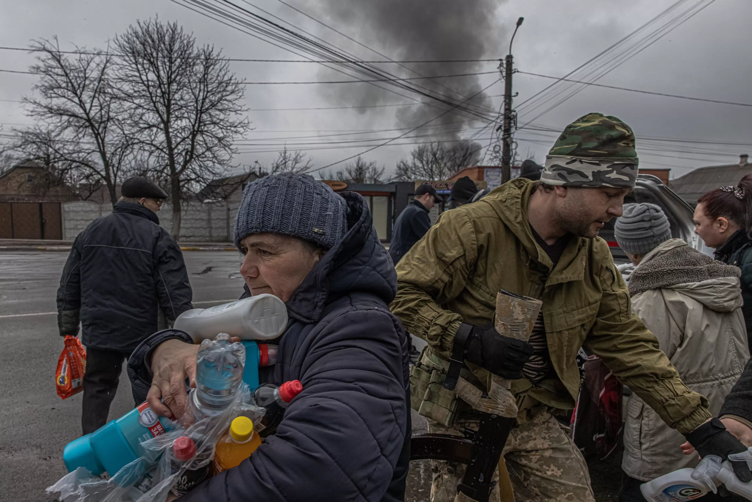 Situation in Ukraine after the beginning of the Russian attack