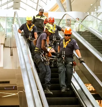 Simulacro se realizó ayer en   instalaciones de la plaza.