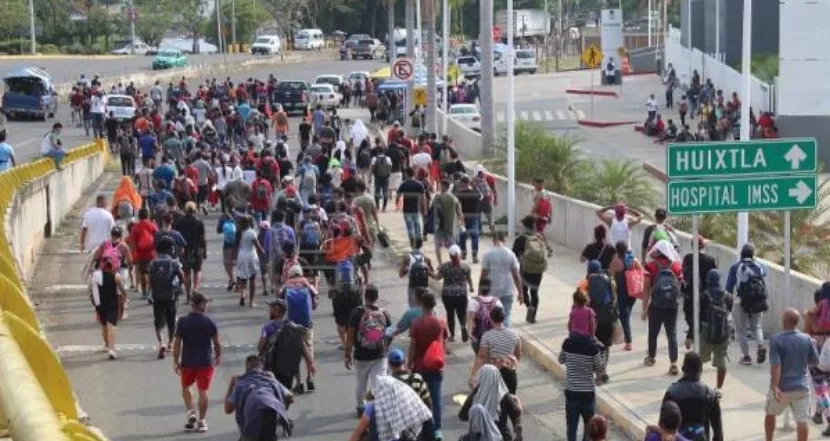 En la caravana hay  51 mil  peticionarios que son haitianos.