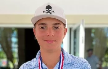 Rodrigo Huerta, ganador última parada golf juvenil