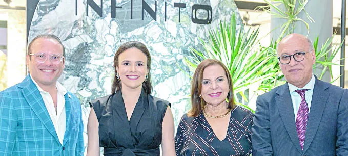 Orazio Viro, Rosangela Viro, Rosario de Viro y Angelo Viro.