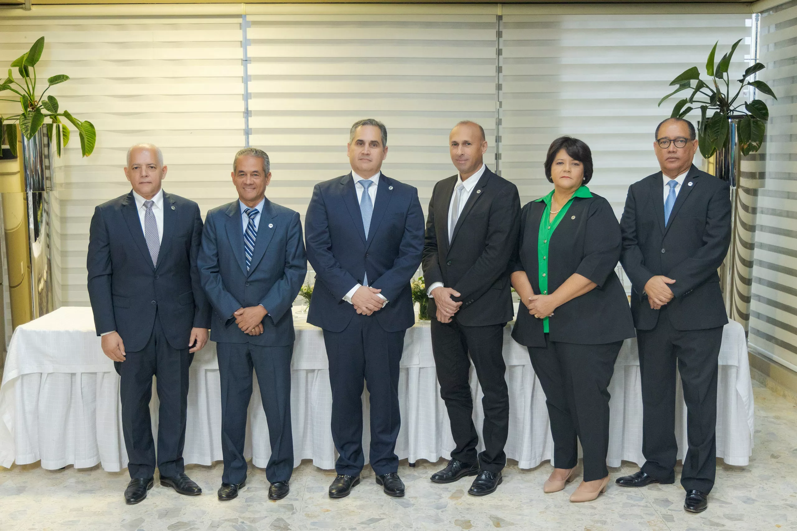 Luis Marte, José Francisco Deschamps, Rubén Francisco Álvarez, Erick Alejandro Salcedo, Milagros de Jesús Féliz y Luis Sabater